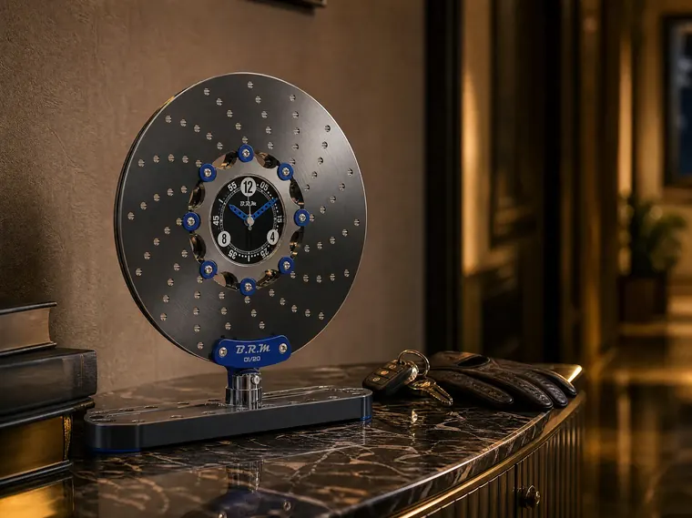 Die Bremsscheibe im Ambiente, im Interieur