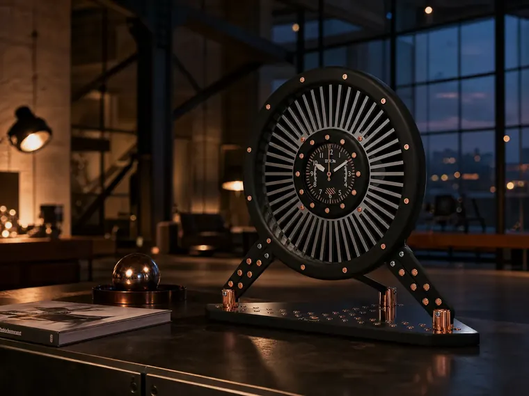 Das Triebwerk im Ambiente, im Interieur